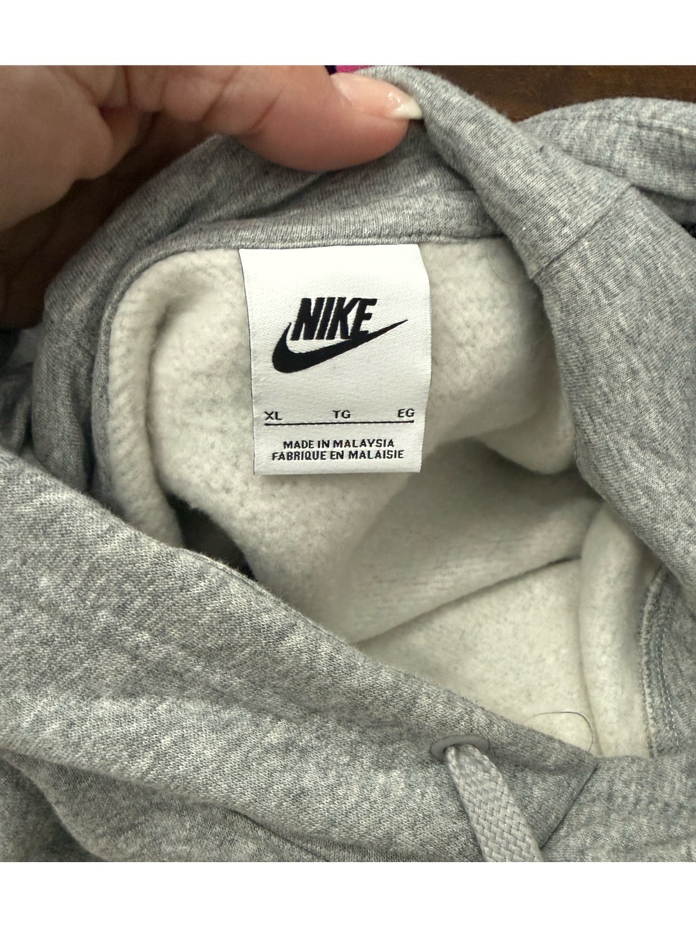 Nike Gray Hoodie with Yellowyy UCLA Script - Picture 6 of 6